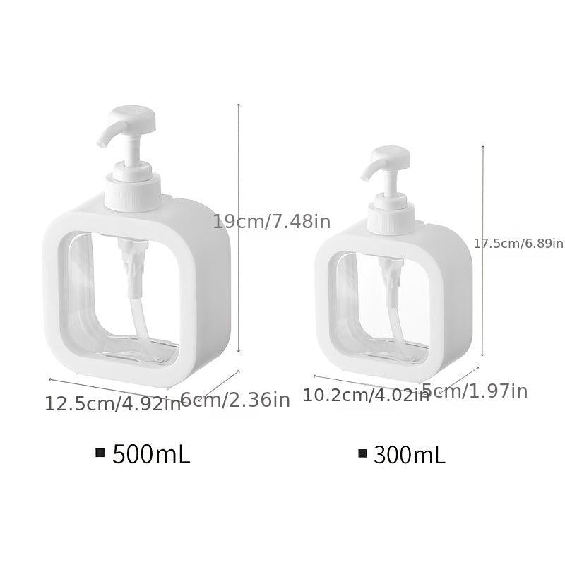 1pc Empty Plastic Pump Bottles Dispenser Clear for Lotions Shampoos