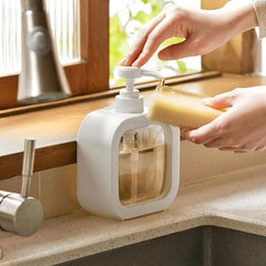 1pc Empty Plastic Pump Bottles Dispenser Clear for Lotions Shampoos