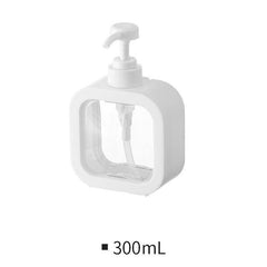 1pc Empty Plastic Pump Bottles Dispenser Clear for Lotions Shampoos