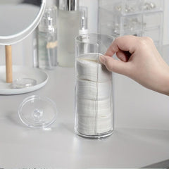 Acrylic Cotton Pad Container Dust-proof Storage Box