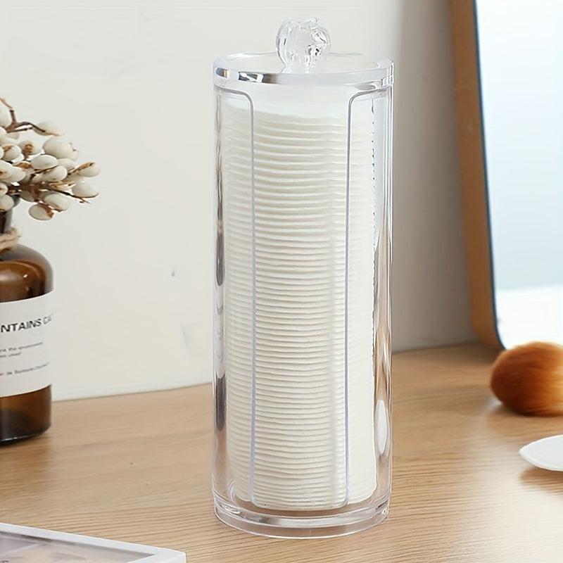 Acrylic Cotton Pad Container Dust-proof Storage Box