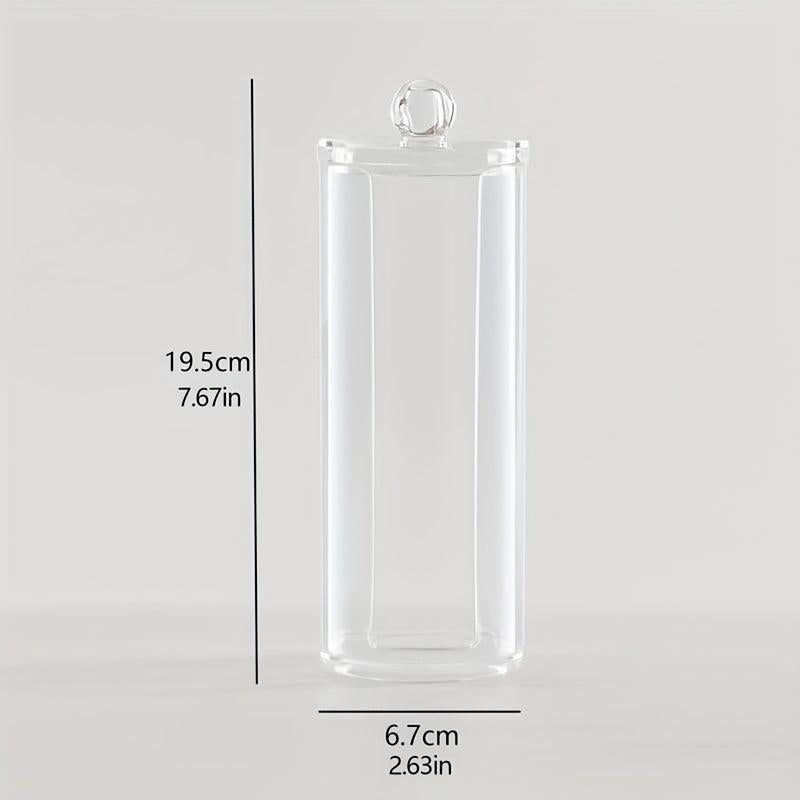 Acrylic Cotton Pad Container Dust-proof Storage Box