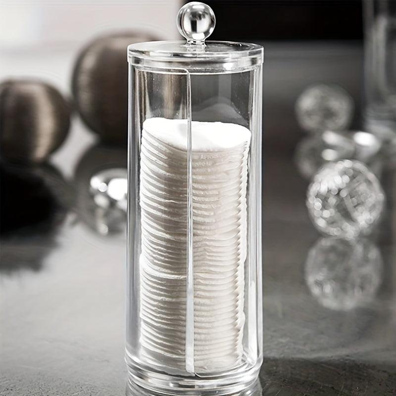 Acrylic Cotton Pad Container Dust-proof Storage Box