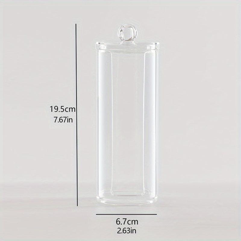 Acrylic Cotton Pad Container Dust-proof Storage Box