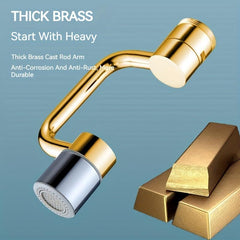 Stainless Steel Mechanical Faucet Extender Bathroom Accessory