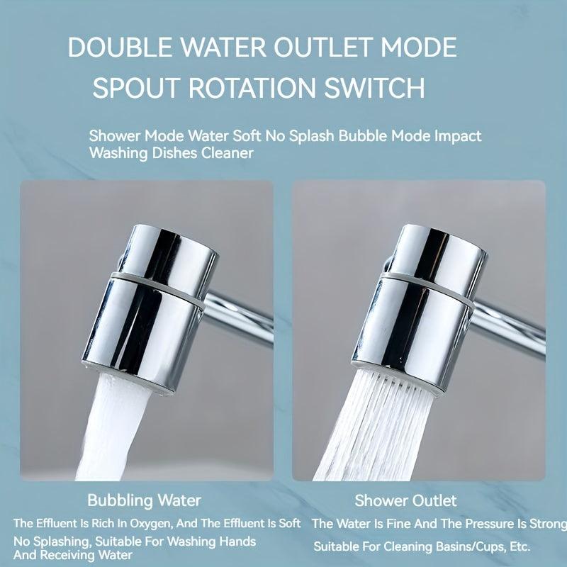 Stainless Steel Mechanical Faucet Extender Bathroom Accessory