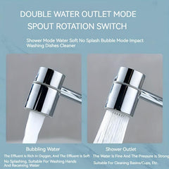 Stainless Steel Mechanical Faucet Extender Bathroom Accessory