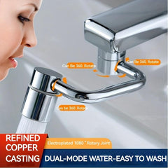 Stainless Steel Mechanical Faucet Extender Bathroom Accessory