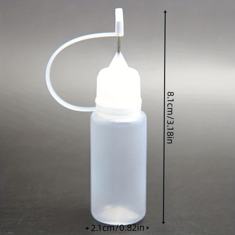 Needle Tip Glue Bottle 10ml Applicator for Paint Pointed Mouth Makeup