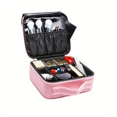 Travel Makeup Bag Double Layer Portable Cosmetic Bag Waterproof Makeup Case