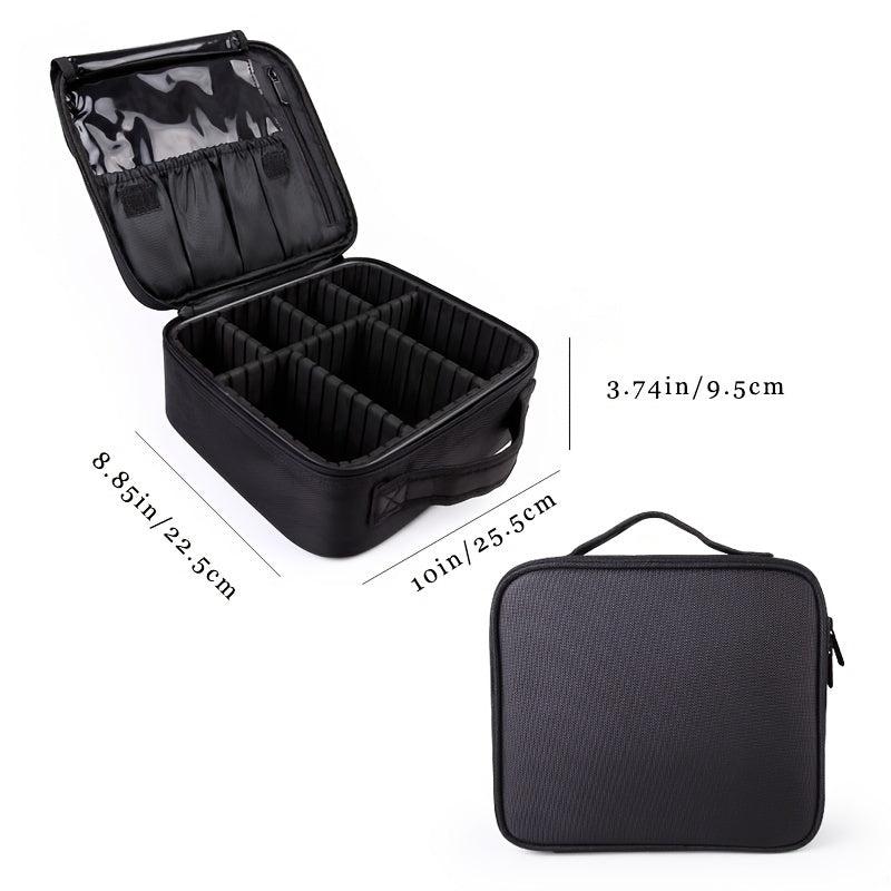 Travel Makeup Bag Double Layer Portable Cosmetic Bag Waterproof Makeup Case