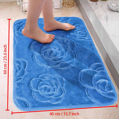Rose Floor Mat Water Absorption Anti-skid Bathroom Doormat