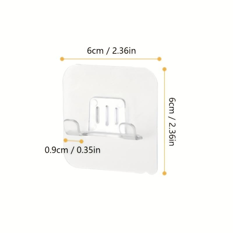 Transparent Shaver Sticky Hook for Razor Shaver, Waterproof Removable Razor Rack