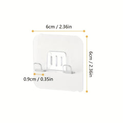 Transparent Shaver Sticky Hook for Razor Shaver, Waterproof Removable Razor Rack