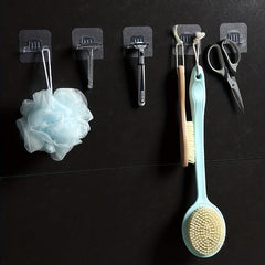 Transparent Shaver Sticky Hook for Razor Shaver, Waterproof Removable Razor Rack