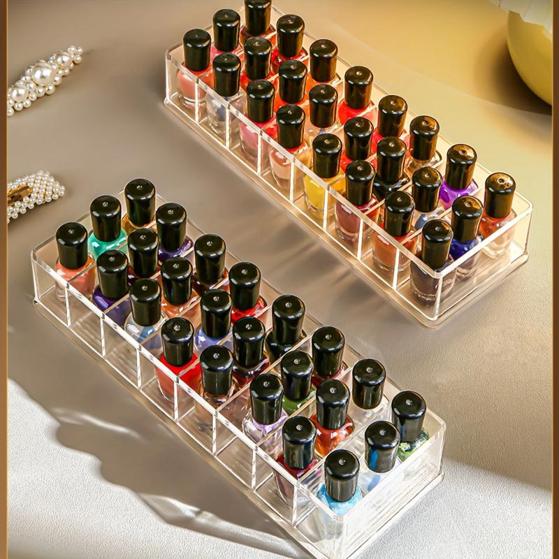 Nail Polish Storage Box Makeup Display Rack Cosmetics Tool Shelf