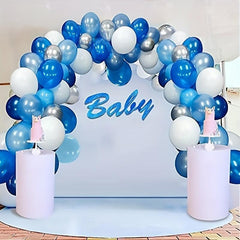 119pcs Silvery Latex Balloons Wedding Party Decor
