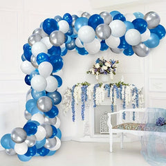 119pcs Silvery Latex Balloons Wedding Party Decor