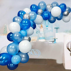 119pcs Silvery Latex Balloons Wedding Party Decor