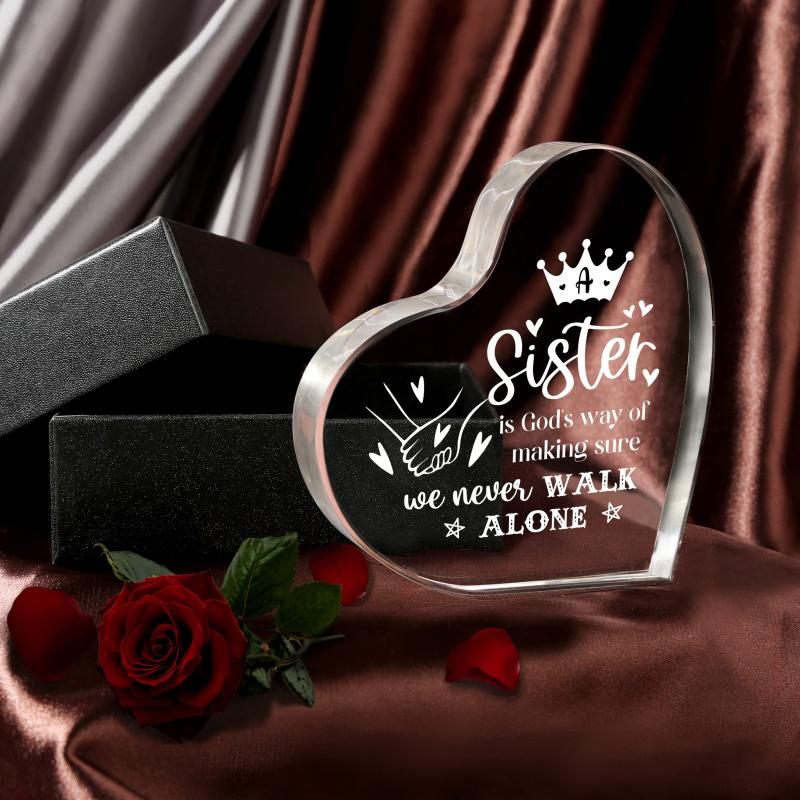 Sister Sister Sister Birthday Acrylic Keepsake From Sister Brother