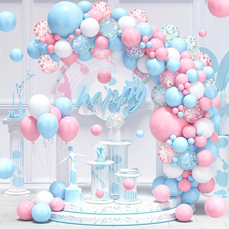 122pcs Rose Golden Pink Balloon Garland Arch Kit