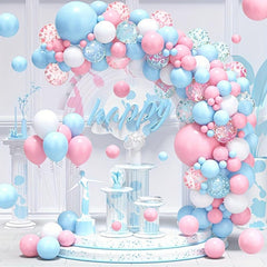 122pcs Rose Golden Pink Balloon Garland Arch Kit