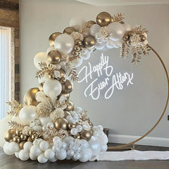 122pcs Rose Golden Pink Balloon Garland Arch Kit