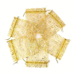 100pcs Organza Bags 8 99 11 Drawstring Storage Bag Jewelry Gift Bag