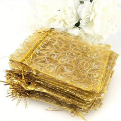 100pcs Organza Bags 8 99 11 Drawstring Storage Bag Jewelry Gift Bag