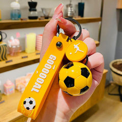 Football Pendant Backpack Keychain Bag Accessory Keyring Packs