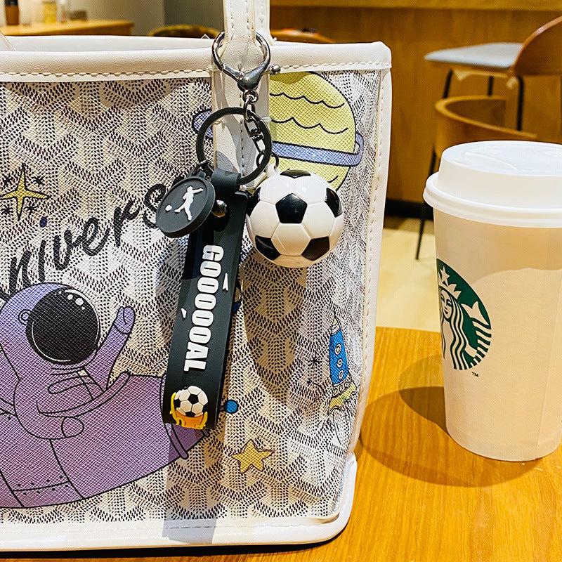 Football Pendant Backpack Keychain Bag Accessory Keyring Packs