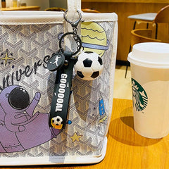 Football Pendant Backpack Keychain Bag Accessory Keyring Packs