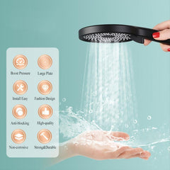 Large Plate Shower Head Handheld High Pressure Rain Massage Bathroom Accessories