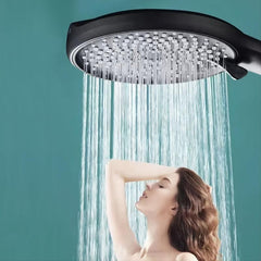 Large Plate Shower Head Handheld High Pressure Rain Massage Bathroom Accessories