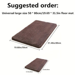 Soft Plush Floor Mat for Bathroom Bedroom Living Room