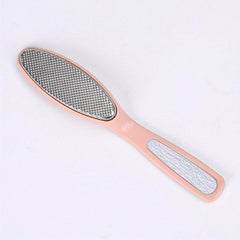 Stainless Steel Double Headed Foot Scrubbing Board for Dead Skin Removal