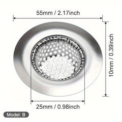 Stainless Steel Sink Drain Filter Multifunction Drain Stopper