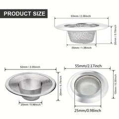 Stainless Steel Sink Drain Filter Multifunction Drain Stopper