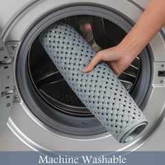 Anti Slip Shower Stall Mat with Drain Holes and Suction Cup