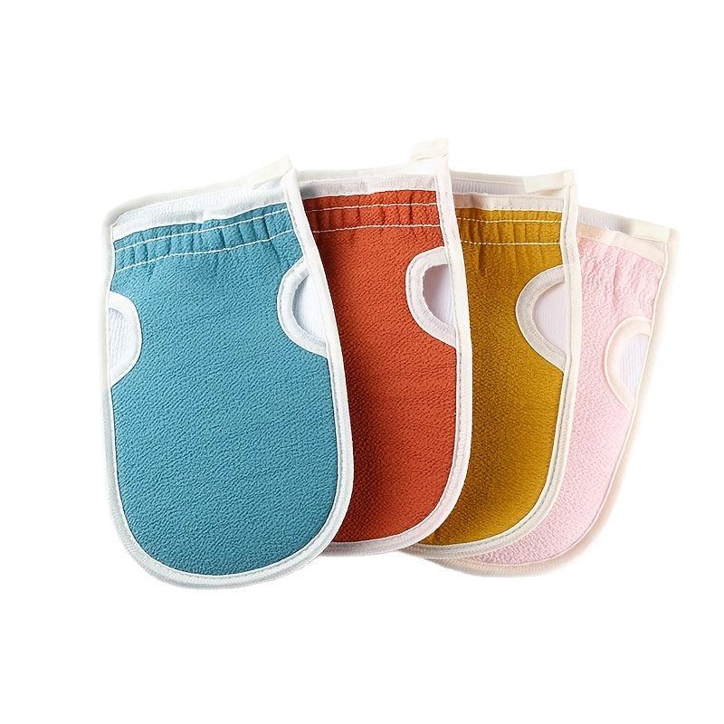 3pcs Thickened Rubbing Back Strip Bath Ball Gloves Men Women Home Essential
