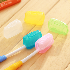 5pcs Translucent Toothbrush Case Protector Box Bathroom Accessories