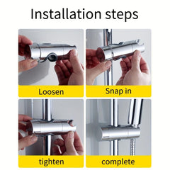Adjustable Shower Rod Rack For Bathroom