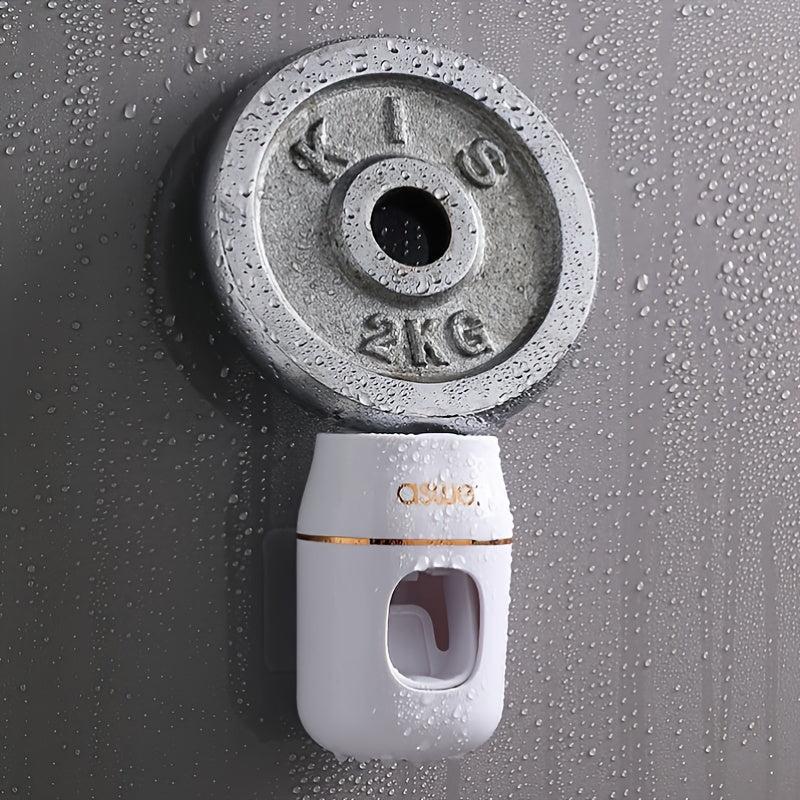 Automatic Toothpaste Squeezer Wall Mounted Punch Dispenser