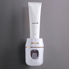 Automatic Toothpaste Squeezer Wall Mounted Punch Dispenser