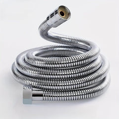 Stainless Steel Shower Head Tube Double Buckle Hot Cold Water Shower