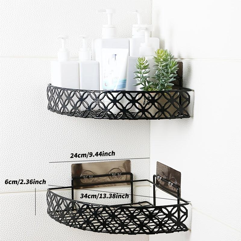 Single Layer Bathroom Corner Shelf Storage Rack