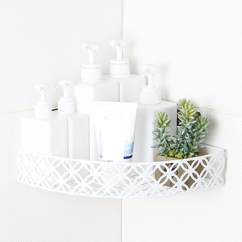 Single Layer Bathroom Corner Shelf Storage Rack