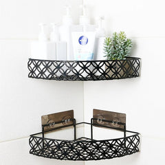 Single Layer Bathroom Corner Shelf Storage Rack