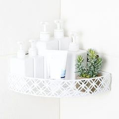 Single Layer Bathroom Corner Shelf Storage Rack