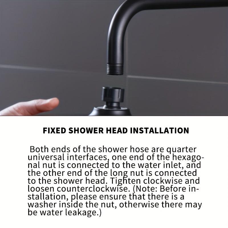 High Pressure Shower Head Square Spray Bathroom Accessories